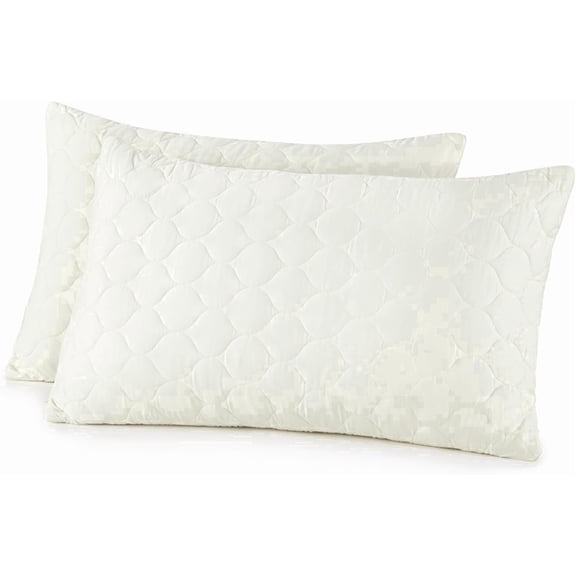 Whisper Organics Organic Cotton Quilted Pillow Protectors