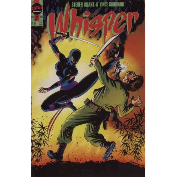 Whisper (Vol. 2) #34 VF ; First Comic Book