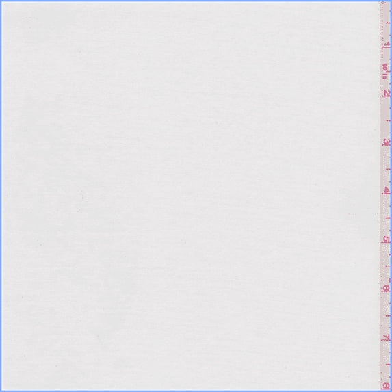 Whisper White Cotton Jersey Knit, Fabric Sold By the Yard