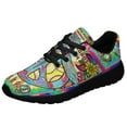 thumbnail image 1 of Whisper Words Of Wisdom Let It Be Shoes Sneakers for Women Men Black Size 4, 1 of 7