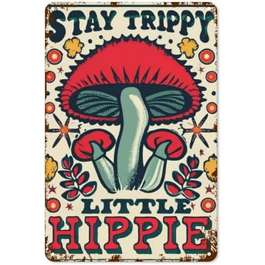 Whisper Words Of Wisdom Let It Be Signs Wall Decor Retro Tin Sign Hippie Decor Metal Signs For Home Vintage Pictures Wall Art Poster Cute Kitchen Wall Decor 8x12 Inch
