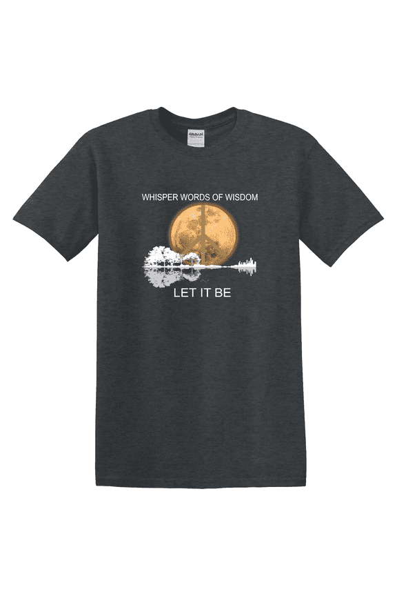 Whisper Words Wisdom Peace Quote Graphic T-Shirt