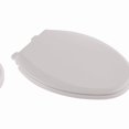 WhisperClose Elongated White Toilet Seat