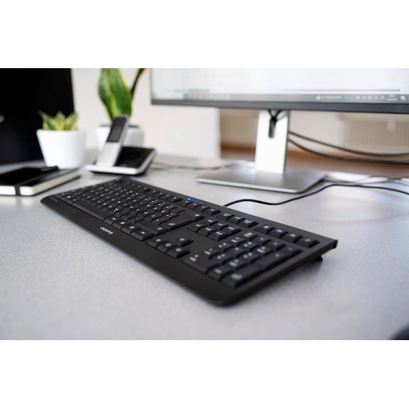 WhisperKey Economy Keyboard, Black - 104 Keys - JK-0800EU-2