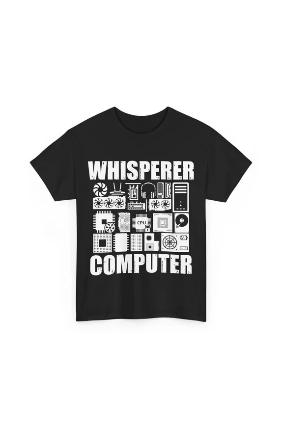Whisperer Of The Computer PC Hardware Tech Geek Coding Unisex T-Shirt, S-5XL