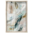 thumbnail image 1 of Whispering Colors I Shadowbox Print Green Abstract Art by Art Remedy, Blonde Frame, 16 x 24, 1 of 7