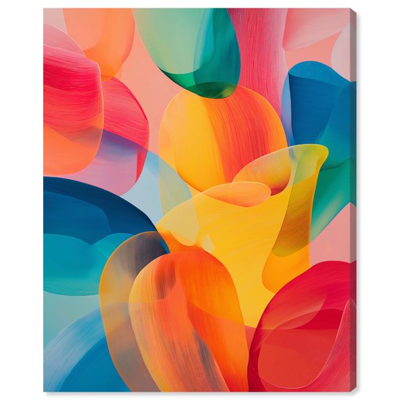 Whispering Hues I Canvas Print Living Room Wall Art by Art Remedy, Gallery Wrapped, 30 x 36