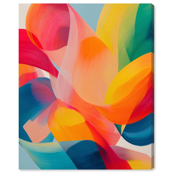 Whispering Hues II Canvas Print Living Room Wall Art by Art Remedy, Gallery Wrapped, 20 x 24