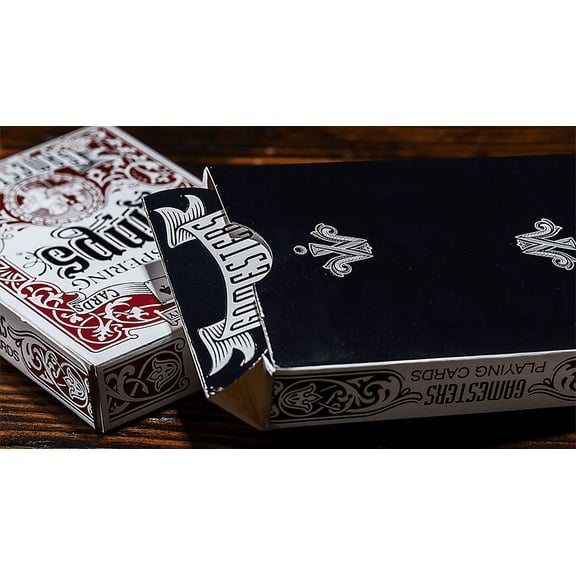 Whispering Imps Gamesters Edition Playing Cards (Black) by Chris Chelko