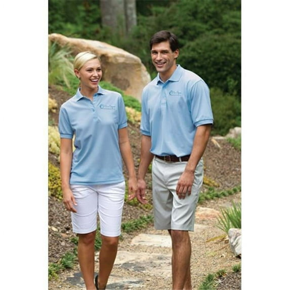Whispering Pines Sportwear 350 Performance Blend Ultra Soft Polo Shirt- Navy- 2XL