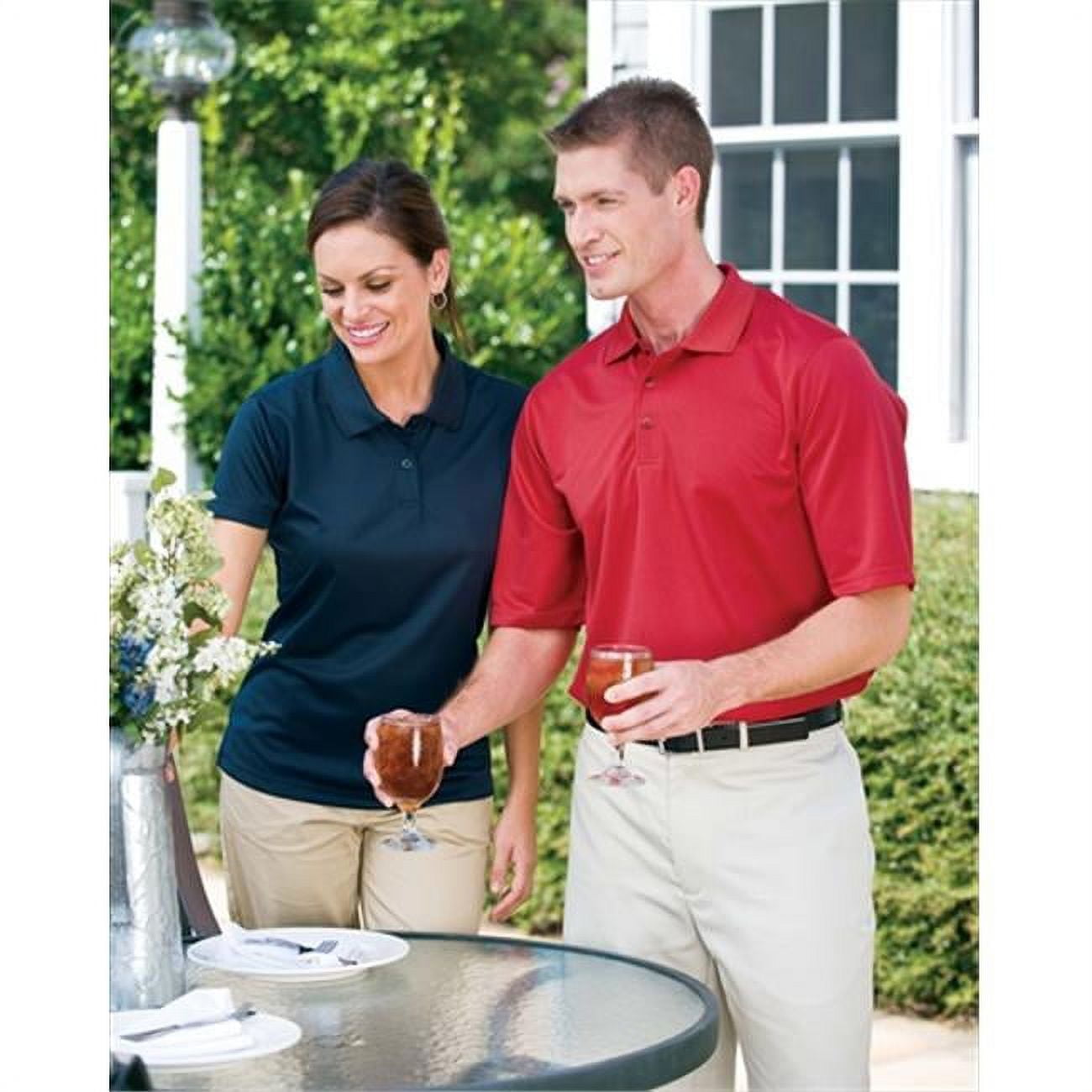 Whispering Pines Sportwear 360 Mens 100 Percent Polyester Performance Polo Shirt Black Small Walmart