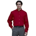 thumbnail image 1 of Whispering Pines Sportwear 622 Long Sleeve Performance Brushed Twill Shirt, Red, Small, 1 of 1
