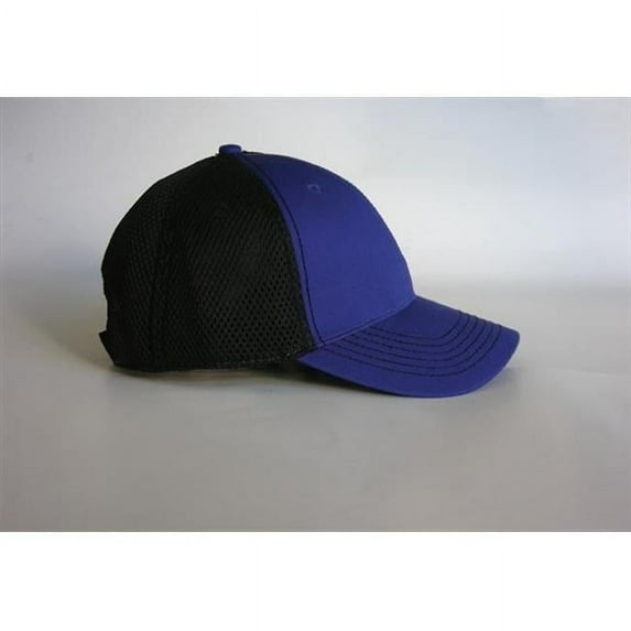 Whispering Pines Sportwear FA102 Fairway Cap Contrast Soft Mesh Back- Purple- Black