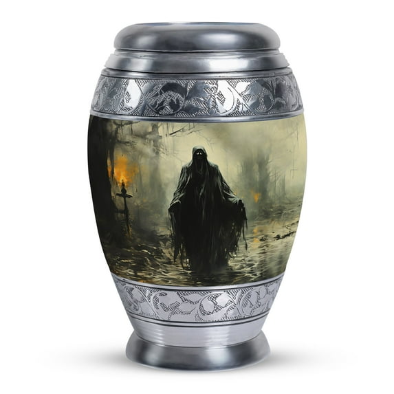 Whispering Shadows Small Urn Keepsake - Burial Urns - Urn For Ashes For Men - Cremation Container - Burial Urns For Cremated Remains (Size-3inch,1pcs)
