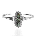 thumbnail image 1 of Whispering Web Turquoise 6.50 ct Cuff Bracelet in Silver 7.25", 1 of 1