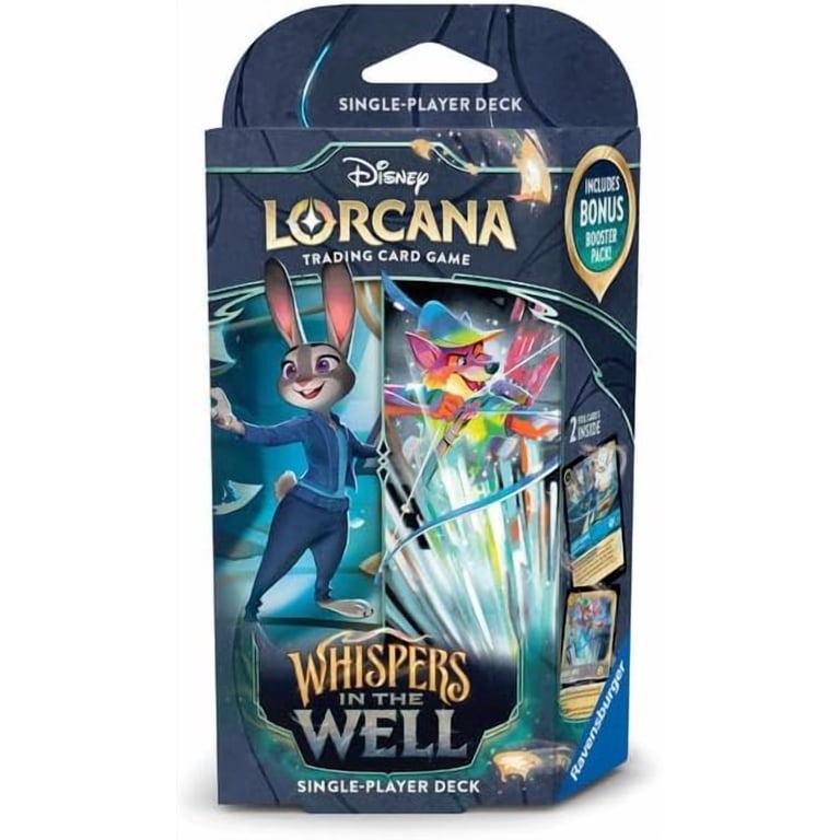Ravensburger Disney Lorcana Trading Card Game for Adults and Kids Age 8 Years Up - Starter Deck (Sapphire & Steel) - Set 10: Whispers in the Well - Walmart.com Ravensburger Disney Lorcana Trading Card Game for Adults and Kids Age 8 Years Up - Starter Deck (Sapphire & Steel) - Set 10: Whispers in the Well - Walmart.com