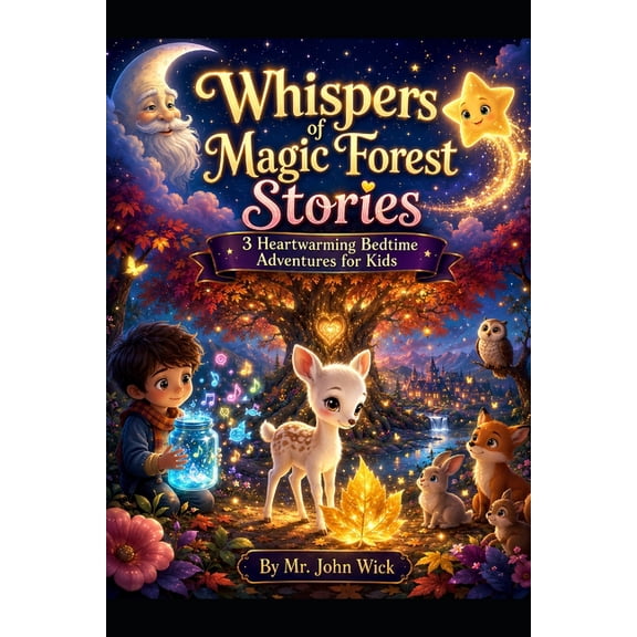 Whispers of Magic Forest Stories: 3 Heartwarming Bedtime Adventures for Kids, (Paperback)