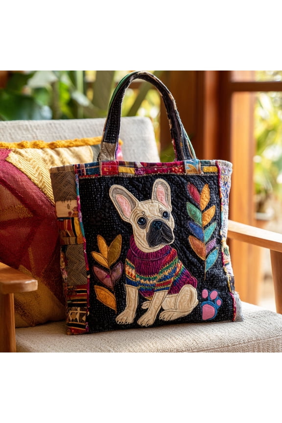 Whispers of Wool Quilted Tote Bag, Soft Quilted Handbag with Roomy Interior