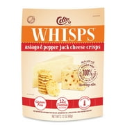 Whisps Asiago Pepper Jack Cheese Crisps, Keto Friendly Snacks, 2.12oz