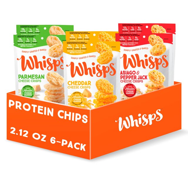 Whisps Cheese Crisps Variety Pack Protein Chips Healthy Snacks