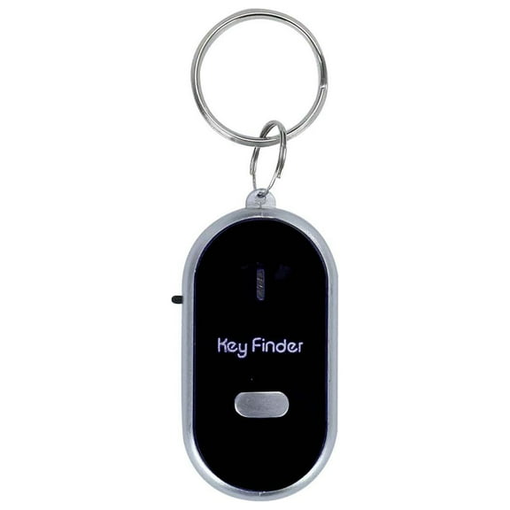 Whistle-Controlled Key Finder - Sound Locator with Flashlight, Anti-Lost Keychain for Home Office Outdoor