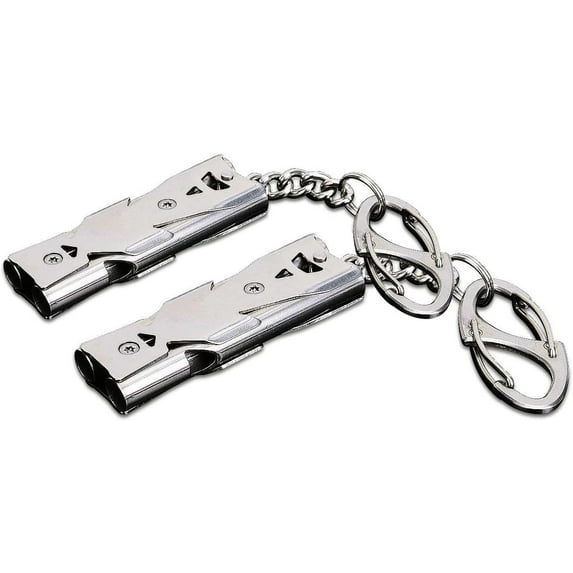 Whistle Emergency Whistles Keychain Rape Whistle Stainless Steel High Decibel Whistles