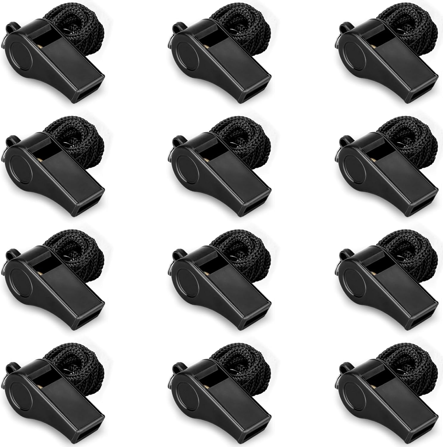 Whistle, Outdoor Sports Whistles with Lanyard, Very Loud Sound Whistles Bulk Perfect for Referees, Coaches, Emergencies