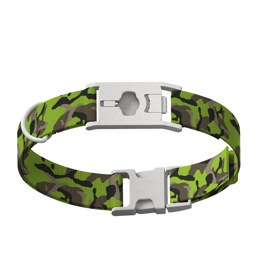 Whistle Small Twist & Go Dog Tracking Collar Compatible With Whistle GO Explore Dog GPS Tracker Device, Camo