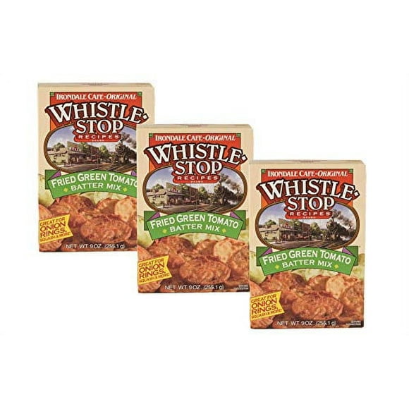 Whistle Stop Fried Green Tomato Batter Mix- Three 9 oz. Boxes