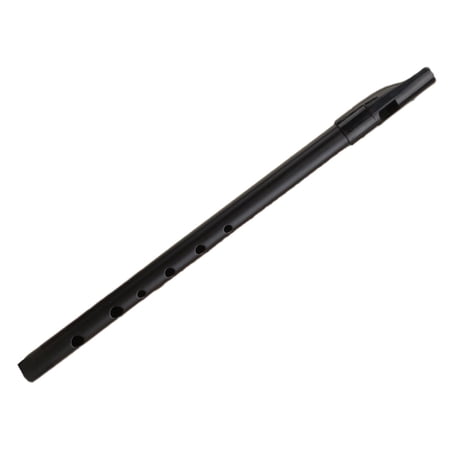Whistle Whistle Key of C, Easy to Learn, Piccolo Musical, Durable 6 Hole Portable Fipple for Kids, Beginners, Music Lovers Birthday Gift Black
