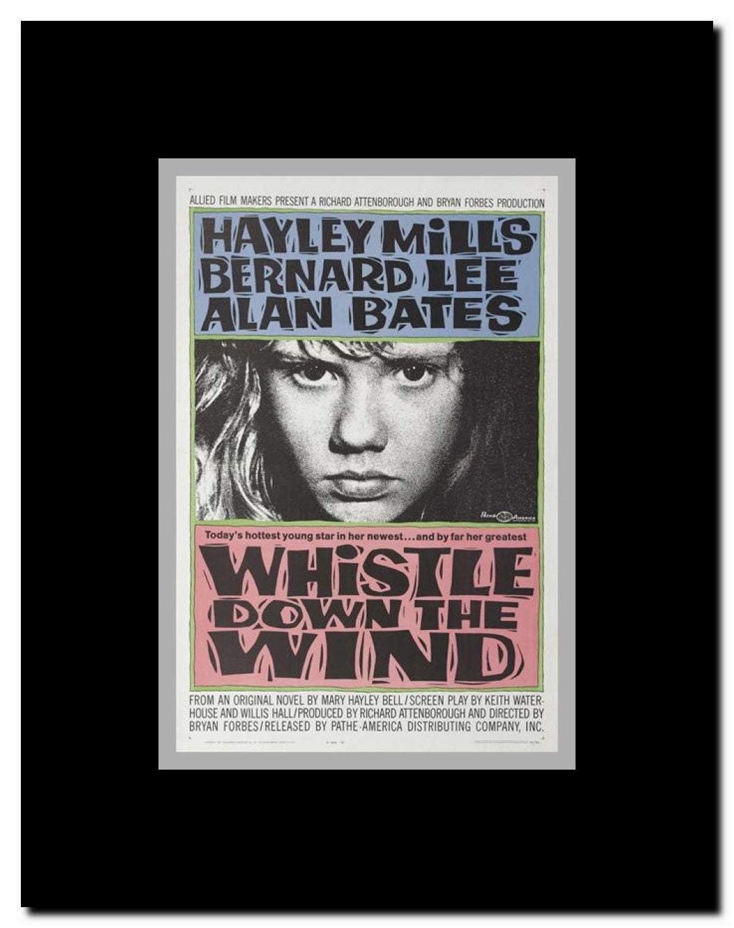 Whistle down the Wind Framed Movie Poster