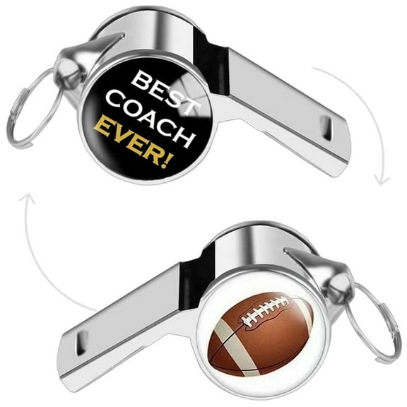 Whistle for Coaches, Sports Whistles with Adjustment Lanyard, Outdoor Stainless Steel Whistle Emergency, Thank You Gifts for Teacher Coach