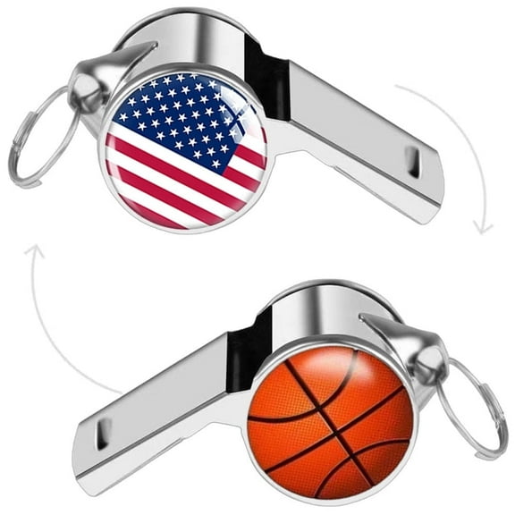 Whistle for Coaches, Sports Whistles with Adjustment Lanyard, Outdoor Stainless Steel Whistle Emergency, Thank You Gifts for Teacher Coach