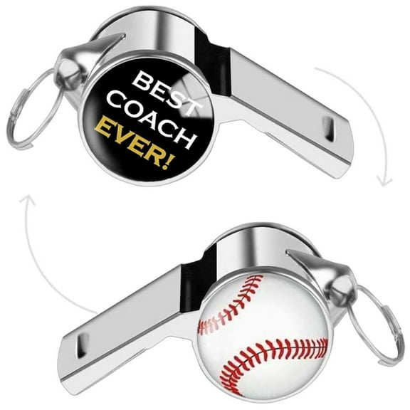 Whistle for Coaches, Sports Whistles with Adjustment Lanyard, Outdoor Stainless Steel Whistle Emergency, Thank You Gifts for Teacher Coach