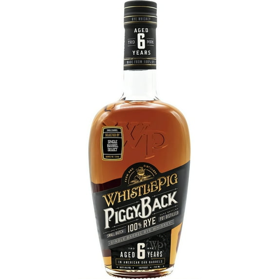 WhistlePig Piggyback Big Papi Barrel Rye Whiskey, 750 ml 48.28% ABV
