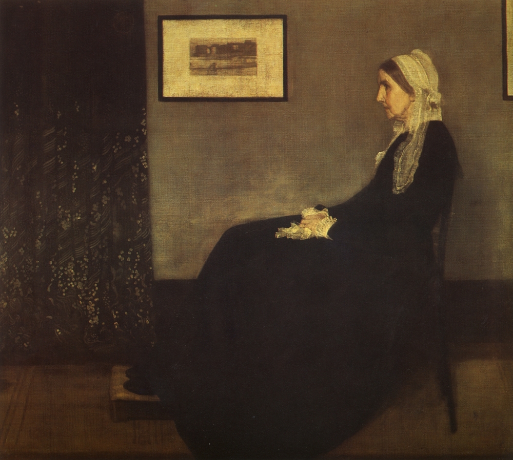 Whistler 1908 Portrait of my Mother Canvas Art - James Whistler (18 x 24)