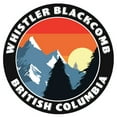 thumbnail image 1 of Whistler Blackcomb, British Columbia Decorative Car Truck Decal Window Sticker Vinyl Die-Cut Wildlife Travel Adventure Vacation Tourist Souvenir, 1 of 2