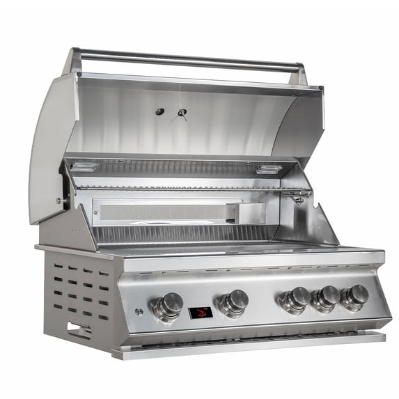 Whistler Built-in 4-Burner Propane Gas Grill with LED,Stainless Steel