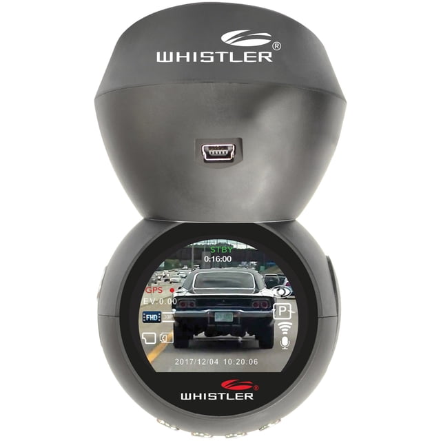 Whistler D28RS Dash Cam With GPS & Wi-Fi - Walmart.com