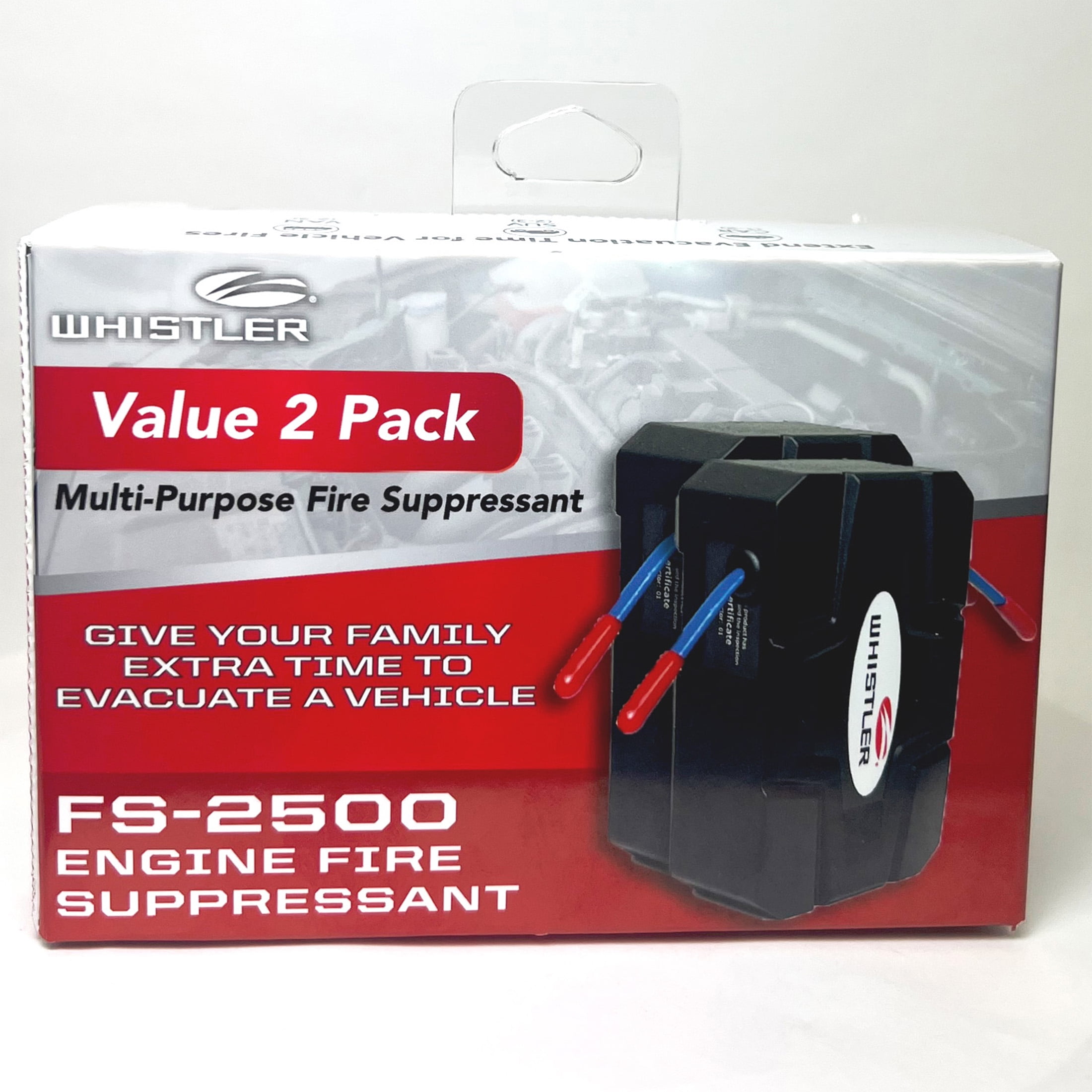 Whistler Fire Suppressant, WFS-2500, for Vehicles, Boats, Power Sports (2 pack)