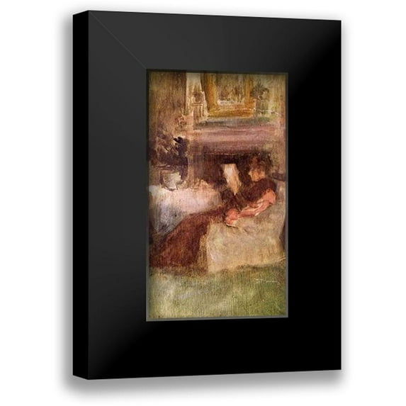 Whistler, James McNeill 10x14 Black Modern Framed Museum Art Print Titled - Miss Ethel Philip