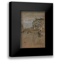 Whistler, James McNeill 11x14 Black Modern Framed Museum Art Print Titled - The Tobacco Warehouse 1879