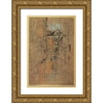 thumbnail image 1 of Whistler, James McNeill 11x14 Gold Ornate Wood Framed with Double Matting Museum Art Print Titled - Canal 1879, 1 of 4