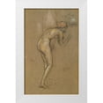 thumbnail image 1 of Whistler, James McNeill 13x18 White Modern Wood Framed Museum Art Print Titled - Writing On The Wall 1890, 1 of 4