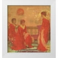 thumbnail image 1 of Whistler, James McNeill 15x16 White Modern Wood Framed Museum Art Print Titled - Harmony In Flesh Colour And Red 1869, 1 of 4