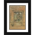 thumbnail image 1 of Whistler, James McNeill 17x24 Black Ornate Wood Framed with Double Matting Museum Art Print Titled - San Giovanni Apostolo Et Evangelistae 1880, 1 of 4