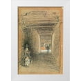 thumbnail image 1 of Whistler, James McNeill 17x24 White Modern Wood Framed Museum Art Print Titled - The Beggars Winter 1879, 1 of 4