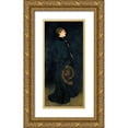thumbnail image 1 of Whistler, James McNeill 17x32 Gold Ornate Wood Framed with Double Matting Museum Art Print Titled - Miss Rosa Corder, 1 of 4