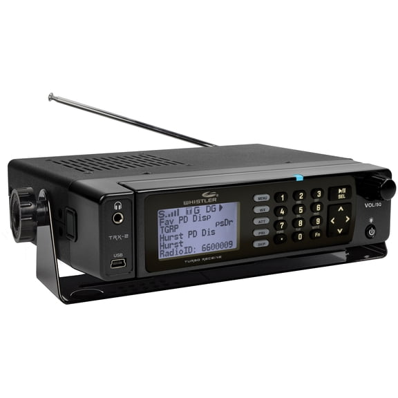 Whistler Desktop Programmable Digital Trunking Radio Scanner, TRX-2, Includes USA and Canada Database