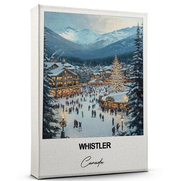 Whistler Travel Wall Art Canada Canvas Travel Wall Decor with Timeless Appeal A Special Gift for Loved Ones